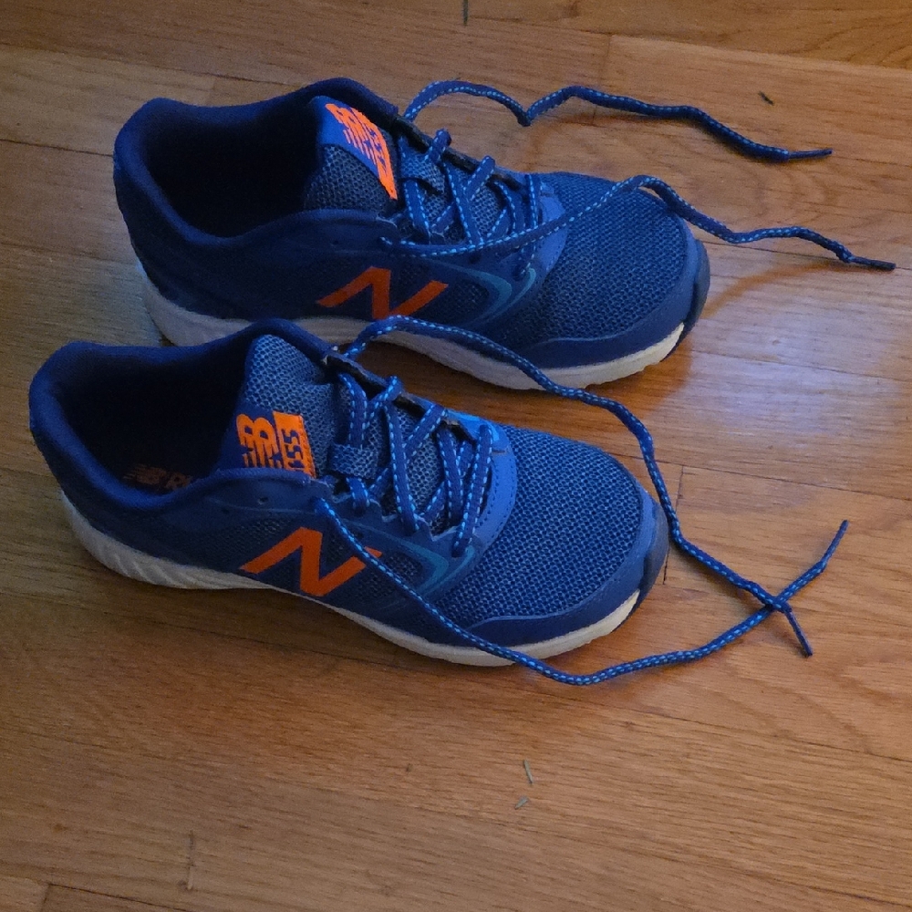New Balance Kids Sneakers in Blue and Orange